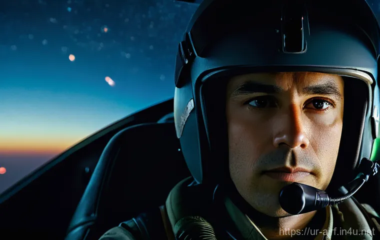 공군의 조종사 스트레스 관리 - The Weight of the Skies: A Pilot's Inner Resolve**

Generate a realistic, cinematic image of an Air ...