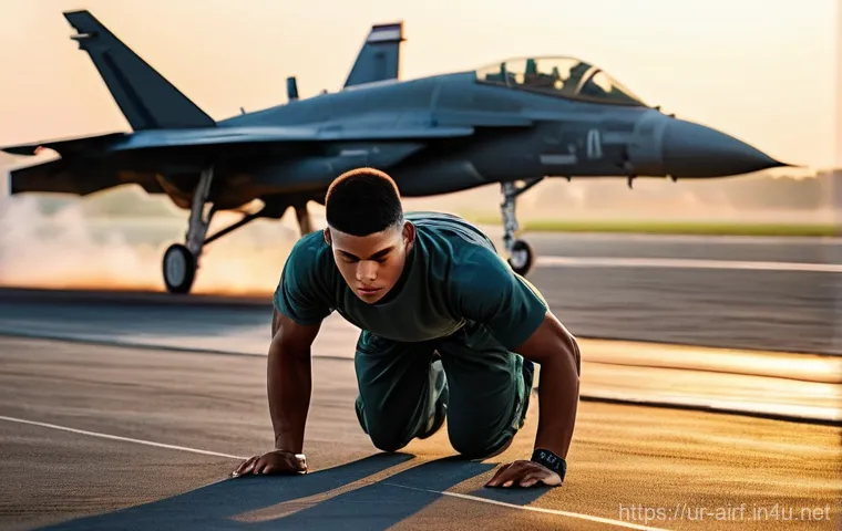 공군의 전투기 조종사 인터뷰 - **Prompt 1: The Ascent of a Guardian**
    "A determined young air force cadet, either male or femal...