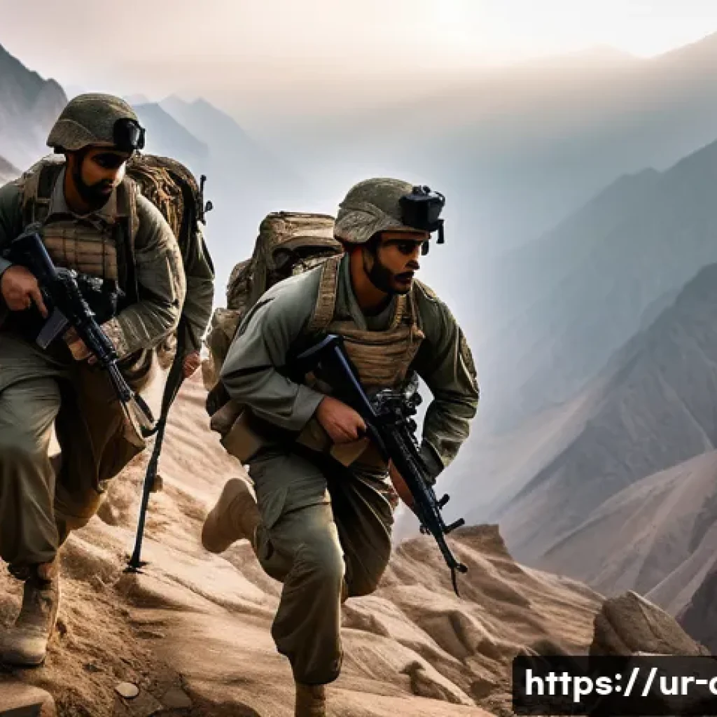 공군의 공군 특수부대 대원 인터뷰 - A highly detailed scene of an elite air force special forces team undergoing rigorous physical train...