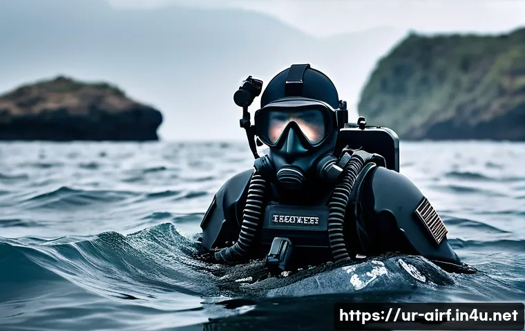 공군의 공군 특수부대 수중 침투 작전 관련 이미지 2