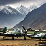 공군 창설 과정 - A dramatic scene of the Pakistan Air Force’s early days in 1948 during the Kashmir conflict: vintage...