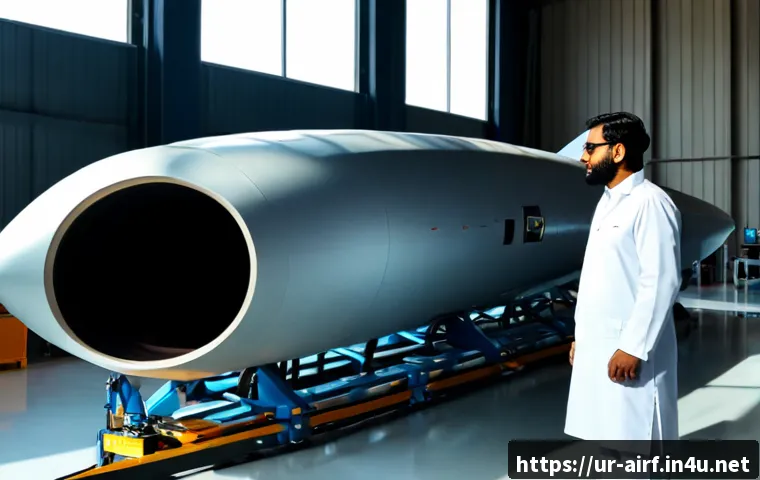 Home 17 공군의 극초음속 비행체 개발 - Photorealistic aerospace research facility in Pakistan, a sleek unmarked hypersonic flight vehicle p...